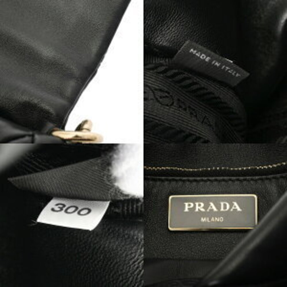 Prada Shoulder Bag Black Nappa Leather - Picture 8 of 9